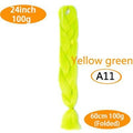 FALEMEI Three Tone Color Crochet Hair Extensions Kanekalon Hair Synthetic Crochet Braids Ombre Jumbo Braiding Hair Extensions