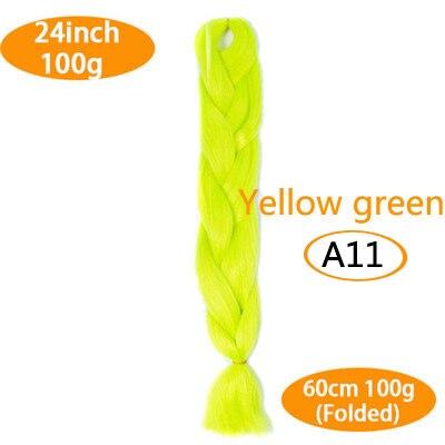 FALEMEI Three Tone Color Crochet Hair Extensions Kanekalon Hair Synthetic Crochet Braids Ombre Jumbo Braiding Hair Extensions