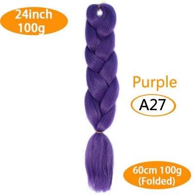 FALEMEI Three Tone Color Crochet Hair Extensions Kanekalon Hair Synthetic Crochet Braids Ombre Jumbo Braiding Hair Extensions