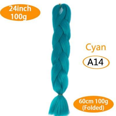 FALEMEI Three Tone Color Crochet Hair Extensions Kanekalon Hair Synthetic Crochet Braids Ombre Jumbo Braiding Hair Extensions