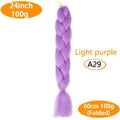 FALEMEI Three Tone Color Crochet Hair Extensions Kanekalon Hair Synthetic Crochet Braids Ombre Jumbo Braiding Hair Extensions
