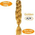 FALEMEI Three Tone Color Crochet Hair Extensions Kanekalon Hair Synthetic Crochet Braids Ombre Jumbo Braiding Hair Extensions
