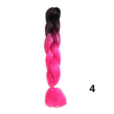 Crochet Braids Kanekalon Synthetic Hair 24 inch Jumbo Braiding Hair 100g/Pack Blonde Grey Crochet Twists Braids Hair Extensions