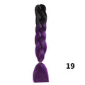Crochet Braids Kanekalon Synthetic Hair 24 inch Jumbo Braiding Hair 100g/Pack Blonde Grey Crochet Twists Braids Hair Extensions