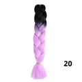 Crochet Braids Kanekalon Synthetic Hair 24 inch Jumbo Braiding Hair 100g/Pack Blonde Grey Crochet Twists Braids Hair Extensions