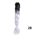 Crochet Braids Kanekalon Synthetic Hair 24 inch Jumbo Braiding Hair 100g/Pack Blonde Grey Crochet Twists Braids Hair Extensions