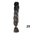 Crochet Braids Kanekalon Synthetic Hair 24 inch Jumbo Braiding Hair 100g/Pack Blonde Grey Crochet Twists Braids Hair Extensions