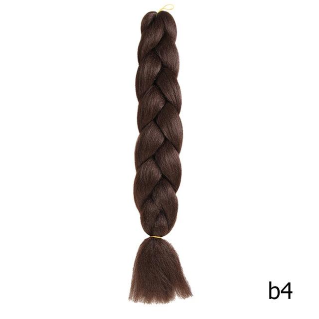 Crochet Braids Kanekalon Synthetic Hair 24 inch Jumbo Braiding Hair 100g/Pack Blonde Grey Crochet Twists Braids Hair Extensions