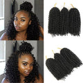Crochet Braids kinky Twist Hair 8 inches Curly Crochet Hair Crochet Braids Hair Ombre Synthetic Hair Extensions