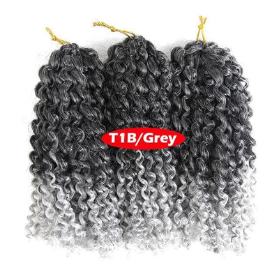 Crochet Braids kinky Twist Hair 8 inches Curly Crochet Hair Crochet Braiding Hair Ombre Synthetic Hair Extensions