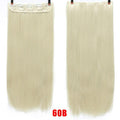 Allaosify 60cm 5 Clip In Hair Extension Heat Resistant Fake Hairpieces Long Straight Hairstyles Synthetic Clip In On Hair