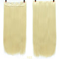 Allaosify 60cm 5 Clip In Hair Extension Heat Resistant Fake Hairpieces Long Straight Hairstyles Synthetic Clip In On Hair