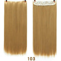 Allaosify 60cm 5 Clip In Hair Extension Heat Resistant Fake Hairpieces Long Straight Hairstyles Synthetic Clip In On Hair