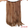 20 inches Invisible Wire No Clips in Hair Extensions Hairpieces Ombre Halo Colored for Hair Straight Wavy Natural Synthetic