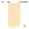 AISI HAIR 22 inch No Clips Invisible in Hair Extensions Secret Fish Line Straight and Wave Synthetic hairs High Tempreture Fribe