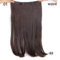 AISI HAIR 22 inch No Clips Invisible in Hair Extensions Secret Fish Line Straight and Wave Synthetic hairs High Tempreture Fribe