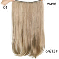 AISI HAIR 22 inch No Clips Invisible in Hair Extensions Secret Fish Line Straight and Wave Synthetic hairs High Tempreture Fribe