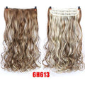 SHANGKE 70cm 5 Clip In Hair Extension Heat Resistant Fake Hairpieces Long Wavy Hairstyles Synthetic Clip In On Hair Extensions