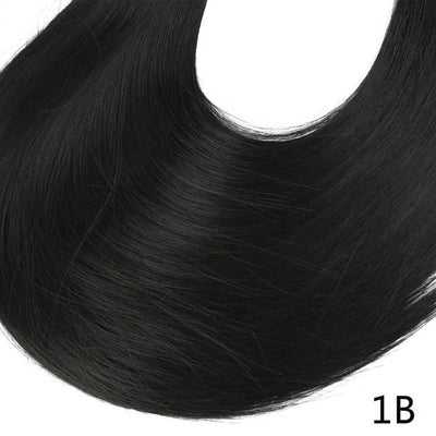 SARLA 24" U-Part Synthetic Hair Extension Clip In Long Thick Curly Natural Blonde Flase Hair Hairpieces For Women Heat Resistant