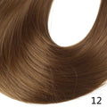 SARLA 24" U-Part Synthetic Hair Extension Clip In Long Thick Curly Natural Blonde Flase Hair Hairpieces For Women Heat Resistant