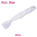 1pack Ombre hair bundles Synthetic Jumbo Braiding Hair Full Star Crochet Blonde Pink Blue Purple Rainbow Fake hair Extensions