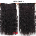 AISI BEAUTY Long Clips in Hair Extension Synthetic Natural Hair Water Wave Blonde Black 22" 28'' For Women Hairpieces