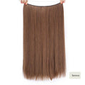 AISI BEAUTY Natural No Clips in Hair Extensions Long Synthetic Fish Line Straight Hair Extensions Secret Invisible Hairpieces