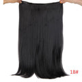AISI BEAUTY Natural No Clips in Hair Extensions Long Synthetic Fish Line Straight Hair Extensions Secret Invisible Hairpieces