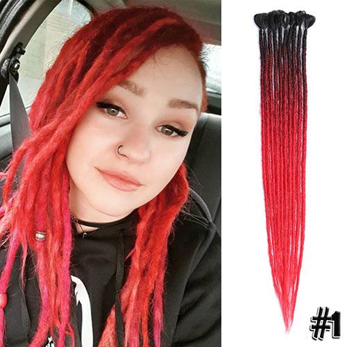 Silky Strands Synthetic Handmade Dreadlocks Hair Extension Braiding Hair Ombre Kanekalon Soft Dread Locs Crochet Braid