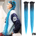 Silky Strands Synthetic Handmade Dreadlocks Hair Extension Braiding Hair Ombre Kanekalon Soft Dread Locs Crochet Braid
