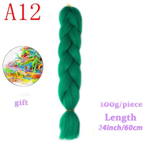 MERISIHAIR Long Ombre Kanekalon Jumbo Synthetic Woven Hair Crochet Yellow Pink Purple Gray Hair Extension Oversized Tweezers