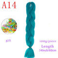 MERISIHAIR Long Ombre Kanekalon Jumbo Synthetic Woven Hair Crochet Yellow Pink Purple Gray Hair Extension Oversized Tweezers