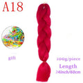 MERISIHAIR Long Ombre Kanekalon Jumbo Synthetic Woven Hair Crochet Yellow Pink Purple Gray Hair Extension Oversized Tweezers