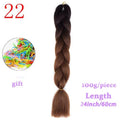 MERISIHAIR Long Ombre Kanekalon Jumbo Synthetic Woven Hair Crochet Yellow Pink Purple Gray Hair Extension Oversized Tweezers