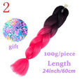 MISS WIG Jumb Braiding Synthetic Hair 88Colors Available 24Inch Crochet Blonde Hair For Women Extensions Jumbo Braids Hairstyles