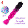 MISS WIG Jumb Braiding Synthetic Hair 88Colors Available 24Inch Crochet Blonde Hair For Women Extensions Jumbo Braids Hairstyles