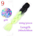 MISS WIG Jumb Braiding Synthetic Hair 88Colors Available 24Inch Crochet Blonde Hair For Women Extensions Jumbo Braids Hairstyles