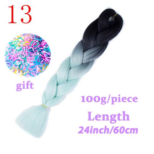 MISS WIG Jumb Braiding Synthetic Hair 88Colors Available 24Inch Crochet Blonde Hair For Women Extensions Jumbo Braids Hairstyles