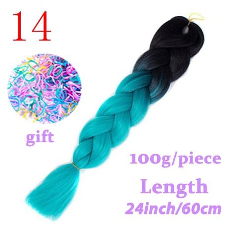 MISS WIG Jumb Braiding Synthetic Hair 88Colors Available 24Inch Crochet Blonde Hair For Women Extensions Jumbo Braids Hairstyles