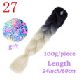 MISS WIG Jumb Braiding Synthetic Hair 88Colors Available 24Inch Crochet Blonde Hair For Women Extensions Jumbo Braids Hairstyles
