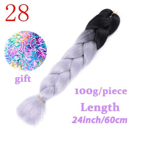MISS WIG Jumb Braiding Synthetic Hair 88Colors Available 24Inch Crochet Blonde Hair For Women Extensions Jumbo Braids Hairstyles
