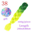 MISS WIG Jumb Braiding Synthetic Hair 88Colors Available 24Inch Crochet Blonde Hair For Women Extensions Jumbo Braids Hairstyles