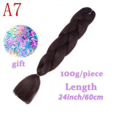 MISS WIG Jumb Braiding Synthetic Hair 88Colors Available 24Inch Crochet Blonde Hair For Women Extensions Jumbo Braids Hairstyles