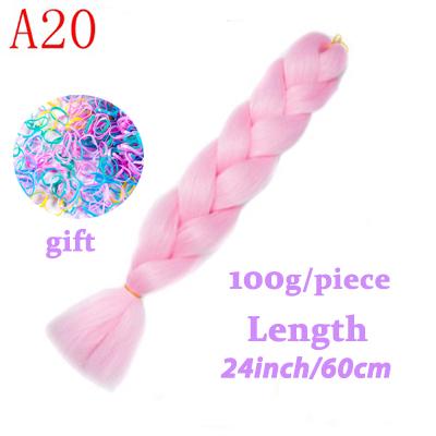 MISS WIG Jumb Braiding Synthetic Hair 88Colors Available 24Inch Crochet Blonde Hair For Women Extensions Jumbo Braids Hairstyles