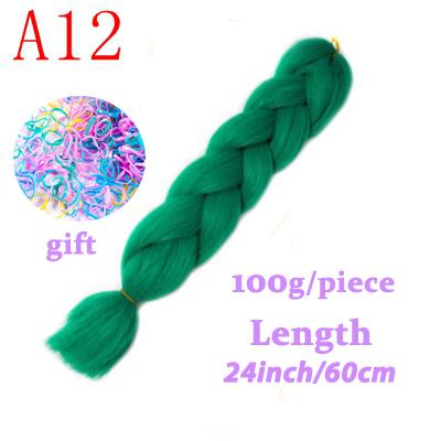 MISS WIG Jumb Braiding Synthetic Hair 88Colors Available 24Inch Crochet Blonde Hair For Women Extensions Jumbo Braids Hairstyles