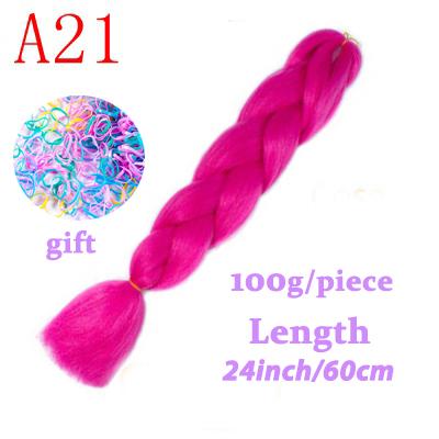 MISS WIG Jumb Braiding Synthetic Hair 88Colors Available 24Inch Crochet Blonde Hair For Women Extensions Jumbo Braids Hairstyles