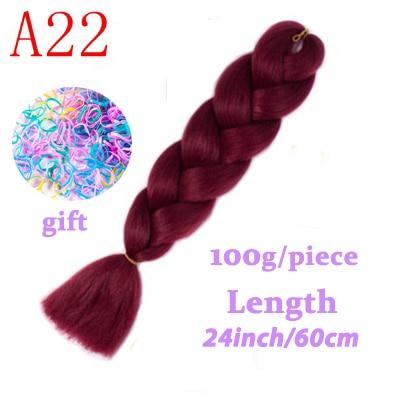 MISS WIG Jumb Braiding Synthetic Hair 88Colors Available 24Inch Crochet Blonde Hair For Women Extensions Jumbo Braids Hairstyles