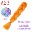 MISS WIG Jumb Braiding Synthetic Hair 88Colors Available 24Inch Crochet Blonde Hair For Women Extensions Jumbo Braids Hairstyles
