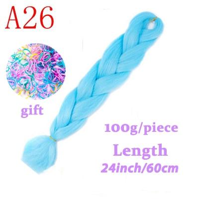 MISS WIG Jumb Braiding Synthetic Hair 88Colors Available 24Inch Crochet Blonde Hair For Women Extensions Jumbo Braids Hairstyles