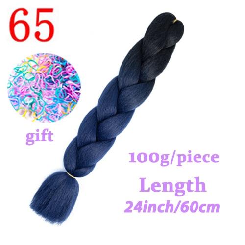 MISS WIG Jumb Braiding Synthetic Hair 88Colors Available 24Inch Crochet Blonde Hair For Women Extensions Jumbo Braids Hairstyles